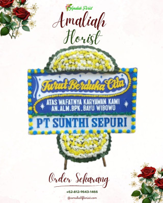 Papan Bunga Duka di Kutoanyar